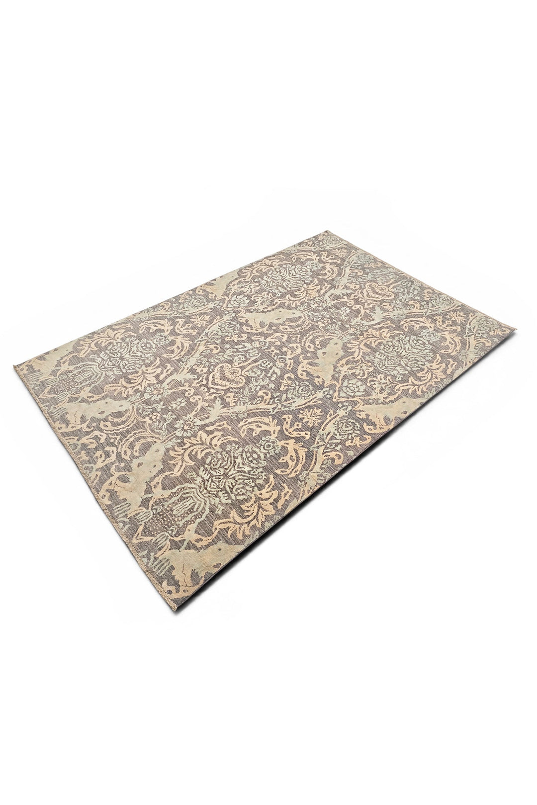 Driftwood Gabbeh, Hand-Knotted Afghan Wool &amp; Silk Rug