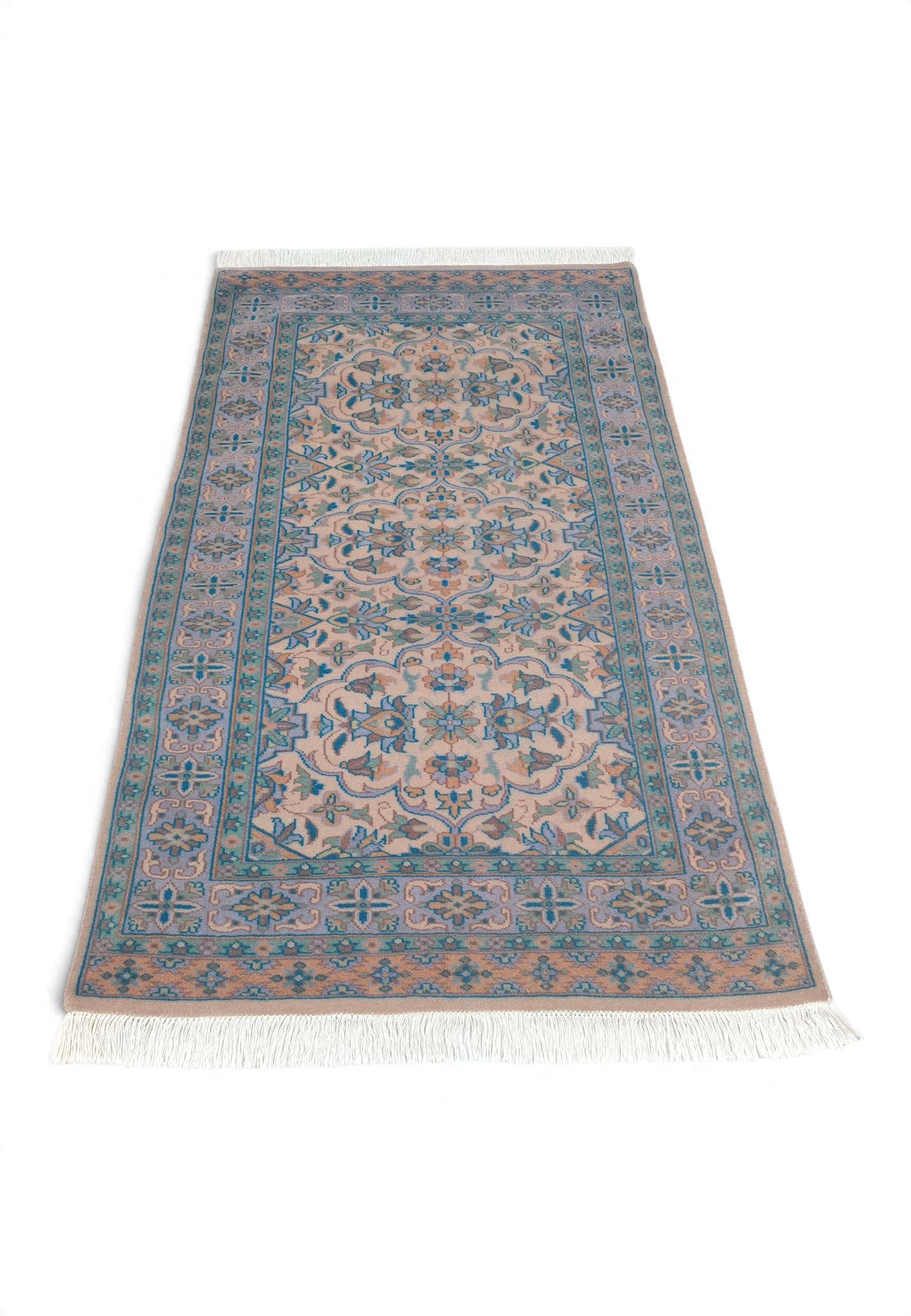Warm Beige Floral Lattice