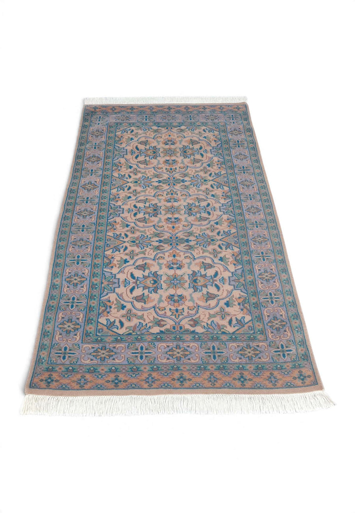 Warm Beige Floral Lattice