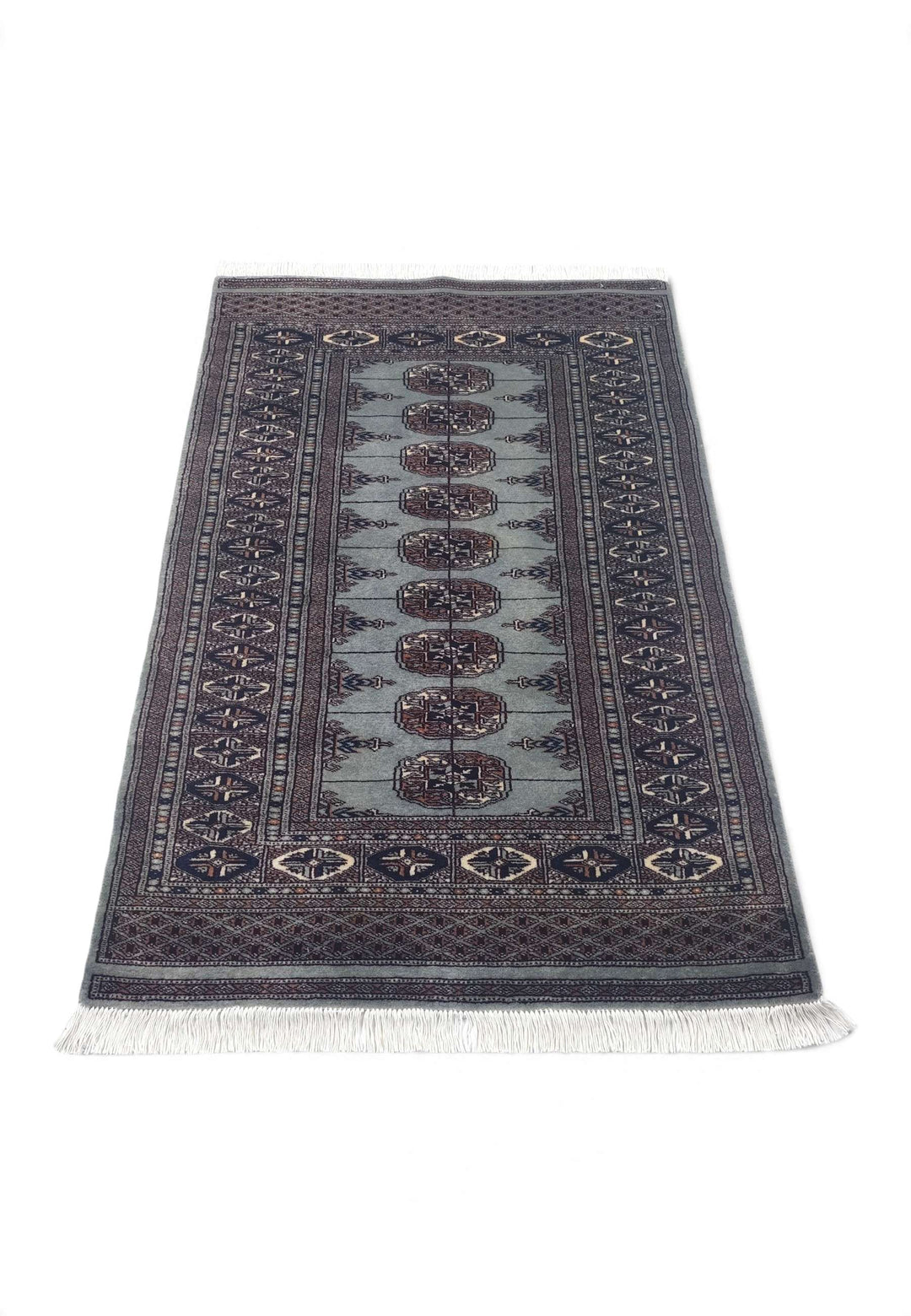 Slate Grey Gul Bokhara