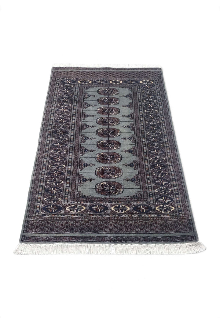 Slate Grey Gul Bokhara