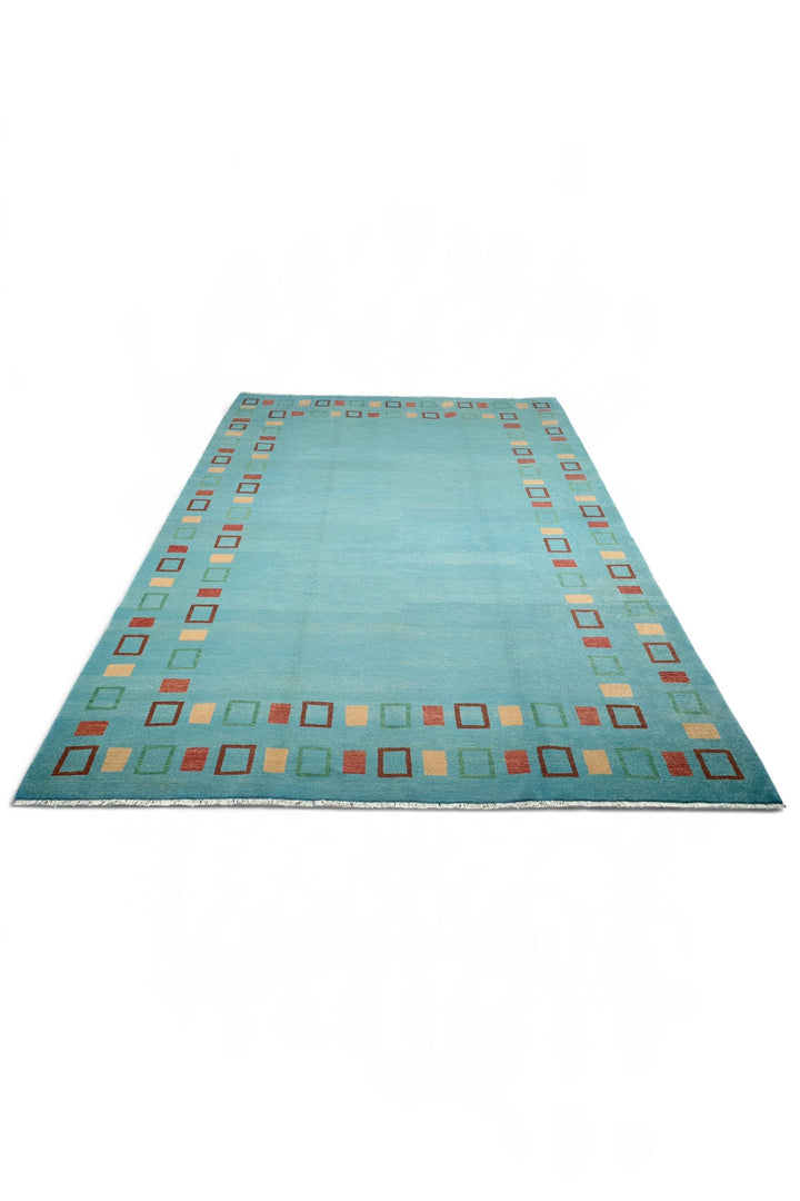 Soft Turquoise Modern Ghazni