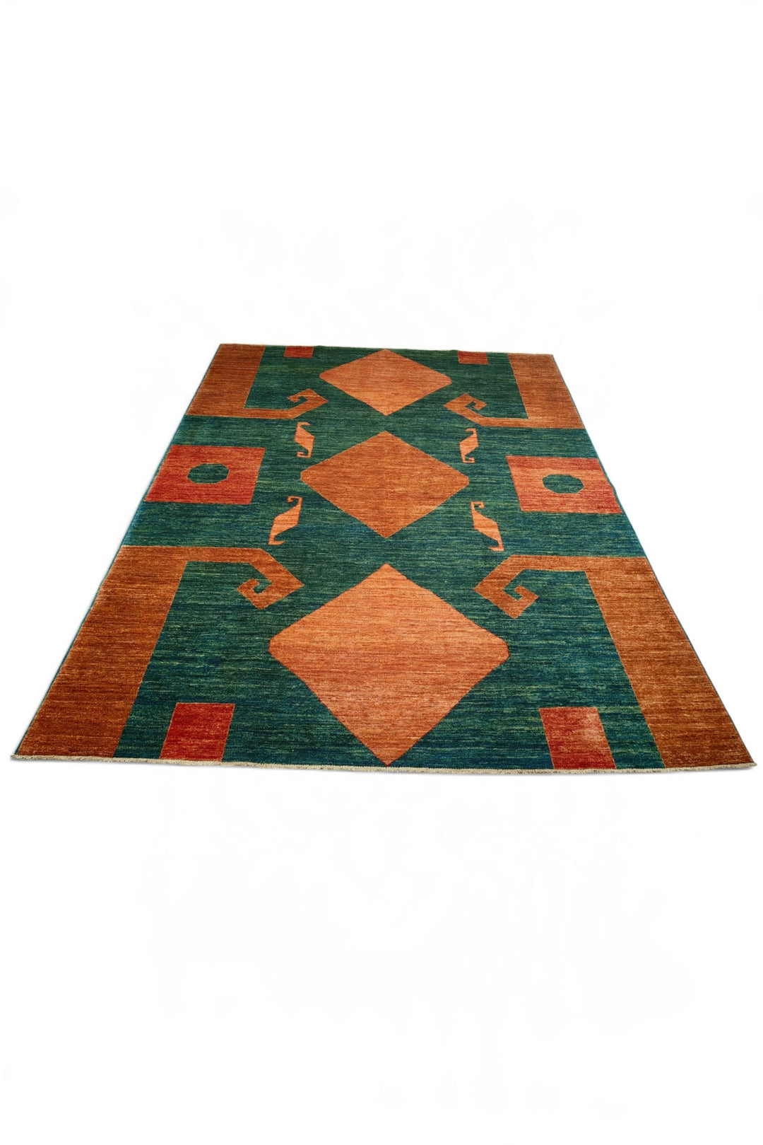 Burnt Orange Diamond Ghazni