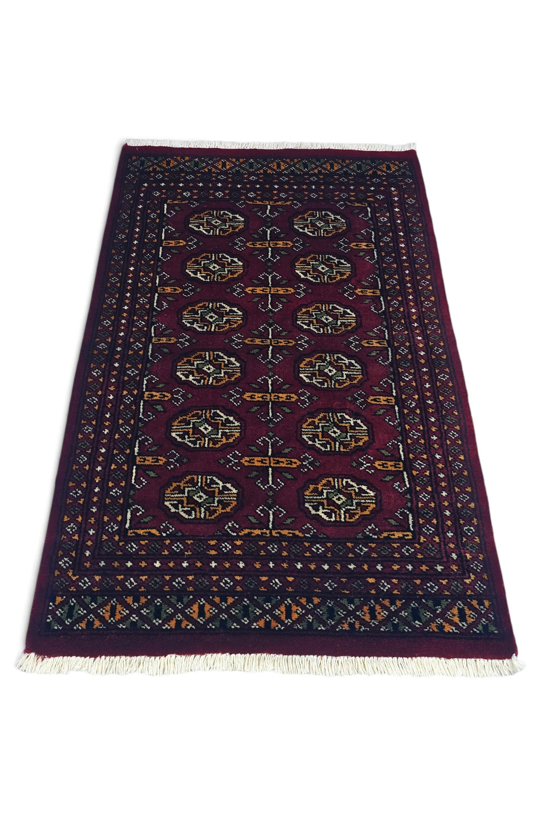Burgundy Cross Bokhara