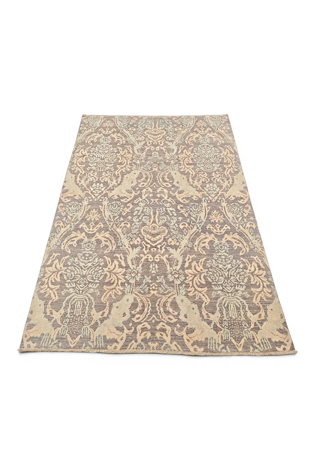 Driftwood Gabbeh, Hand-Knotted Afghan Wool &amp; Silk Rug