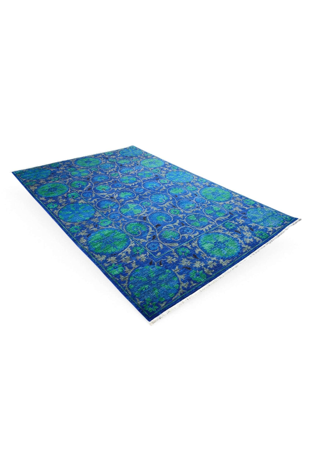 Lapis Blue Floral Ghazni