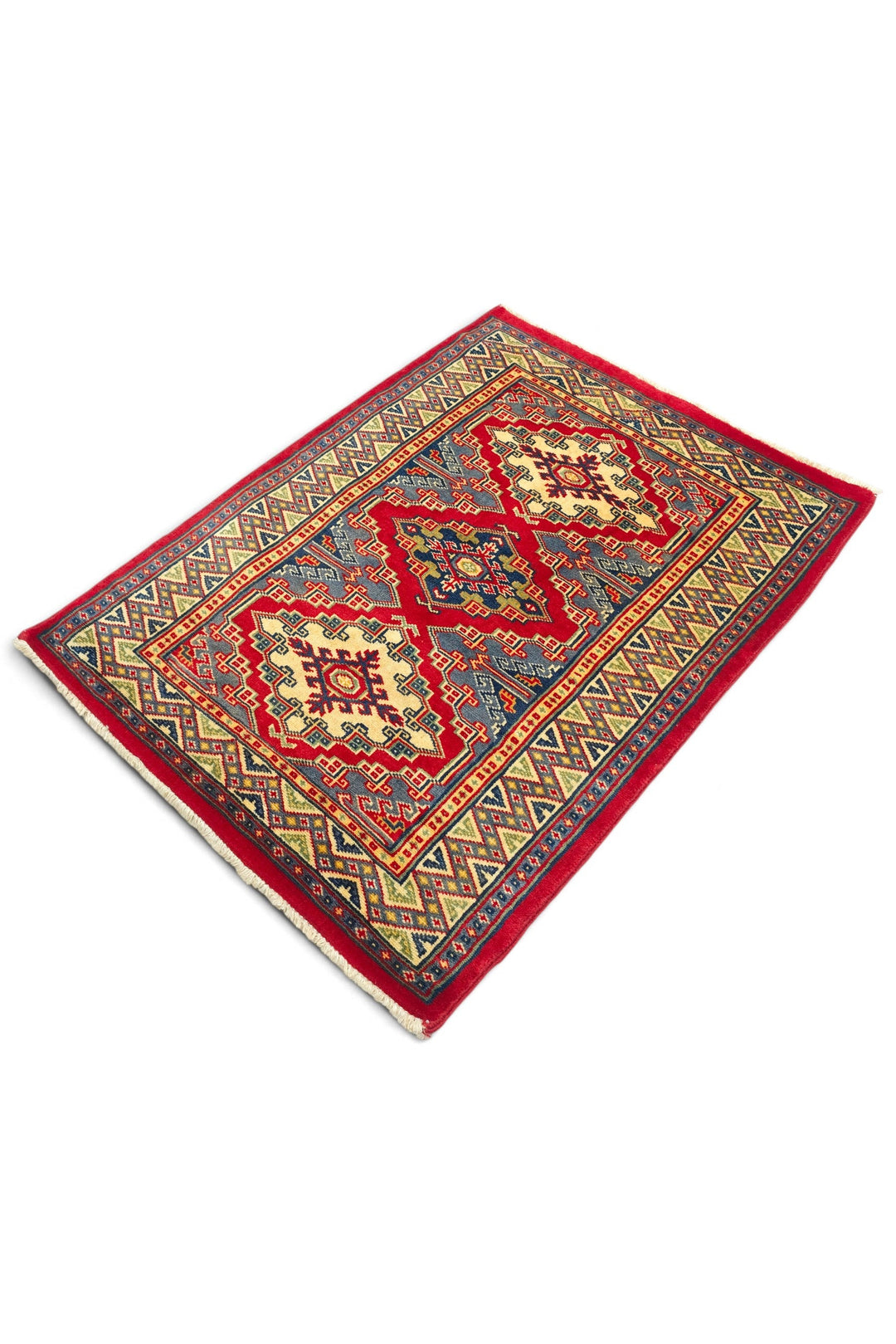 Red Triple Medallion Kazak
