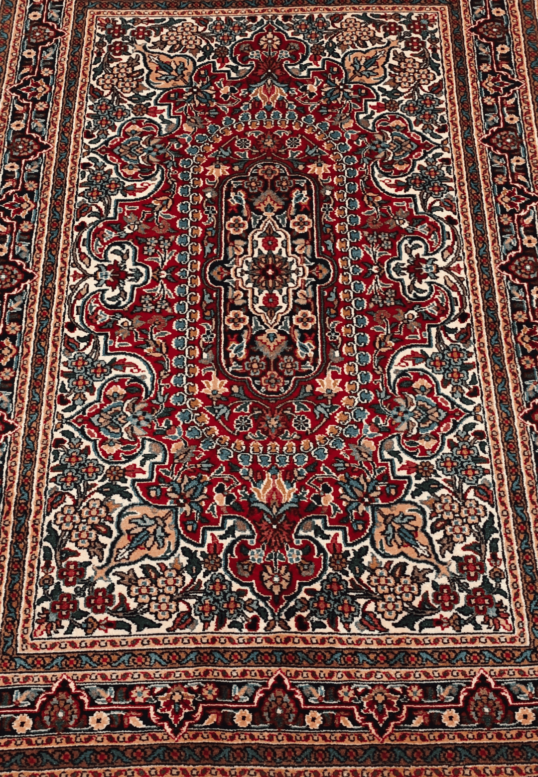 Red Cartouche Medallion