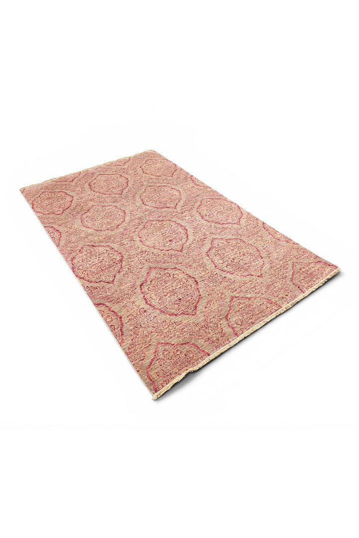 Blush Gabbeh, Hand-Knotted Afghan Wool Rug
