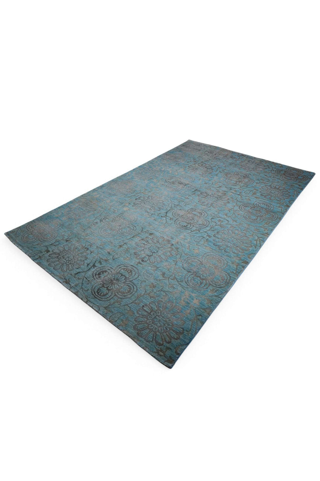 Soft Turquoise Floral Ghazni
