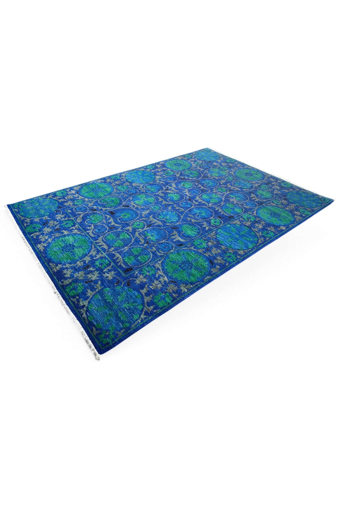 Lapis Blue Floral Ghazni