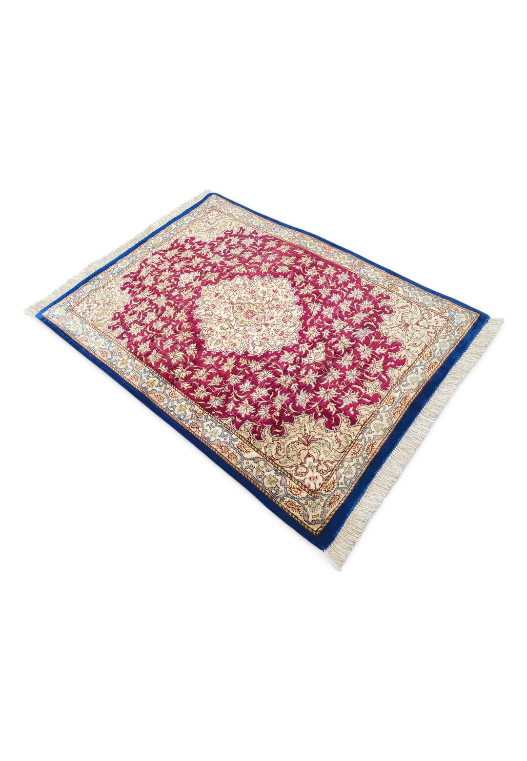 Burgundy Medallion Qum