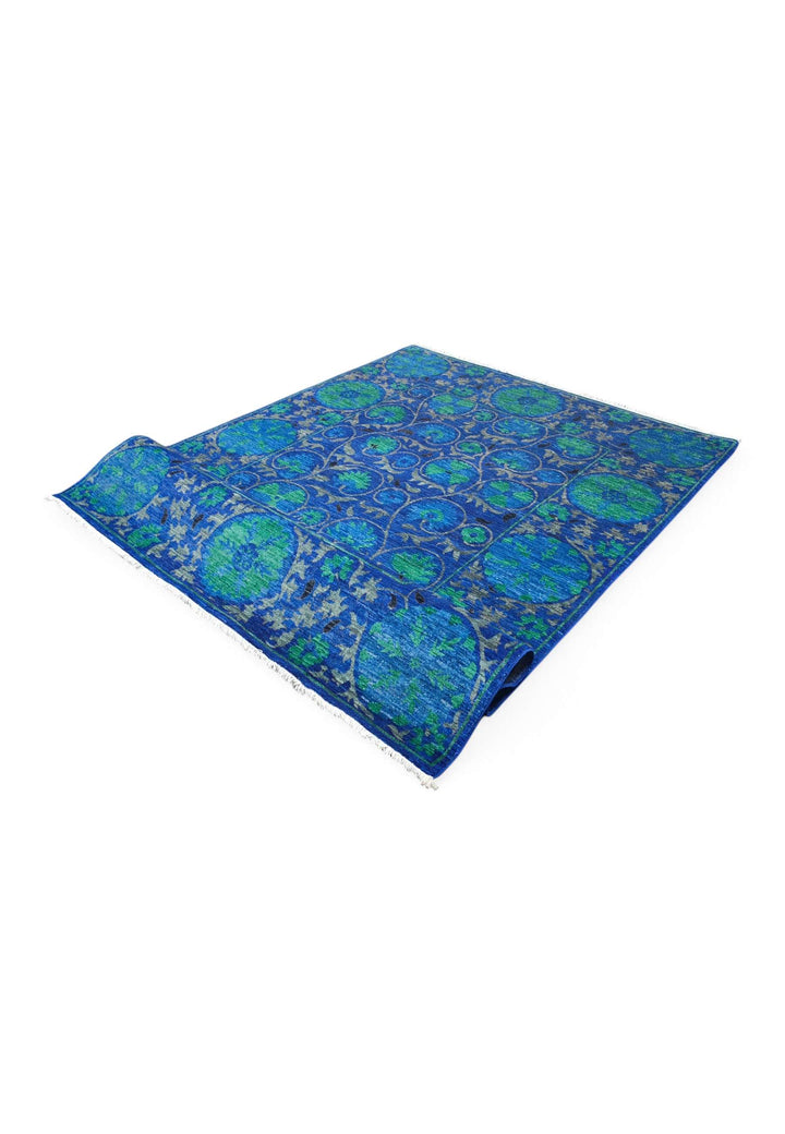 Lapis Blue Floral Ghazni