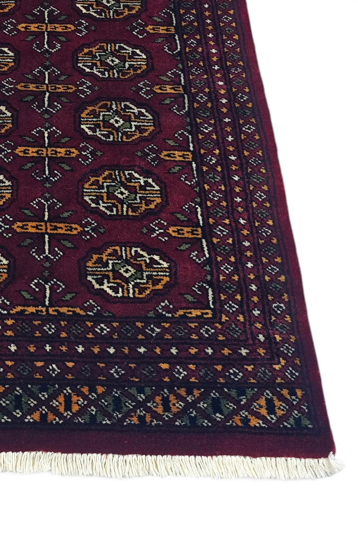 Burgundy Cross Bokhara