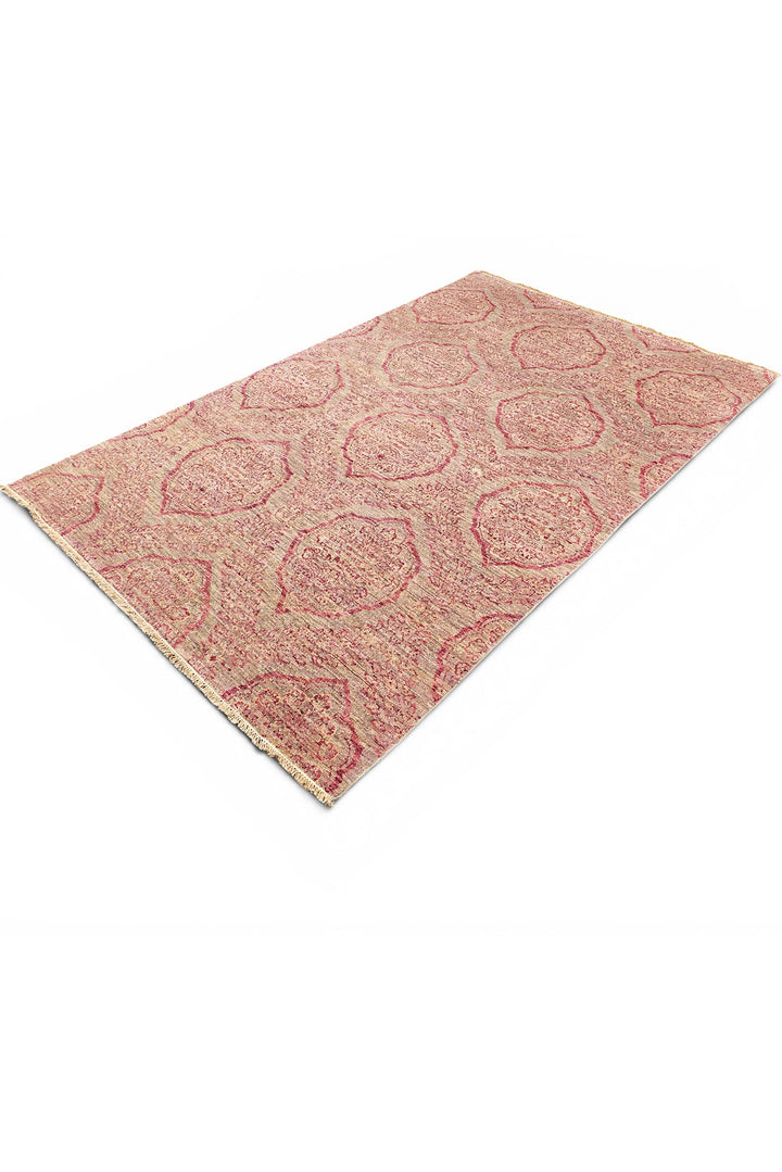Blush Gabbeh, Hand-Knotted Afghan Wool Rug
