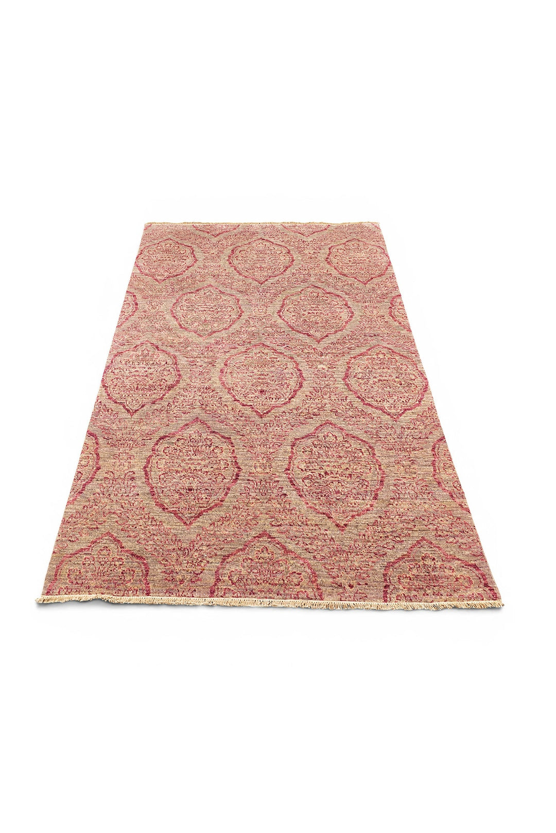 Blush Gabbeh, Hand-Knotted Afghan Wool Rug
