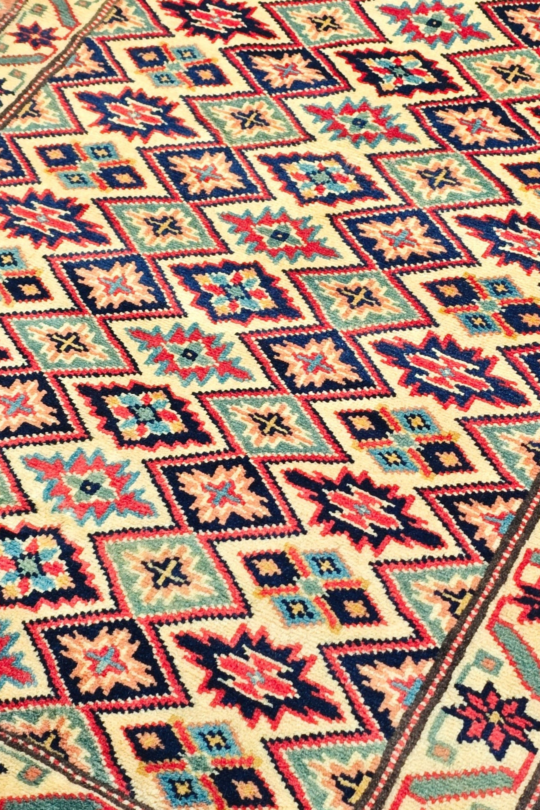 Cream Lattice Kazak