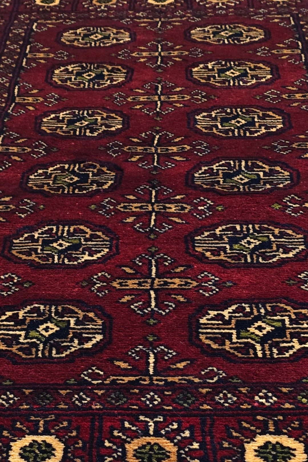 Burgundy Rosette Bokhara