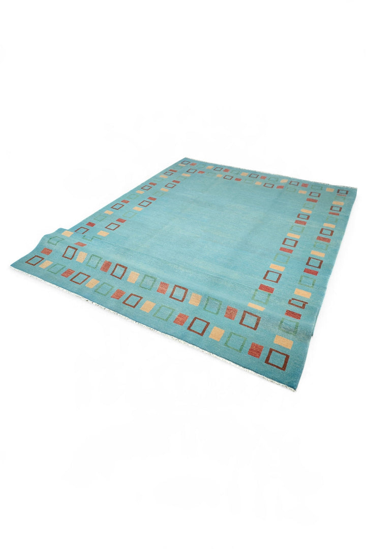 Soft Turquoise Modern Ghazni