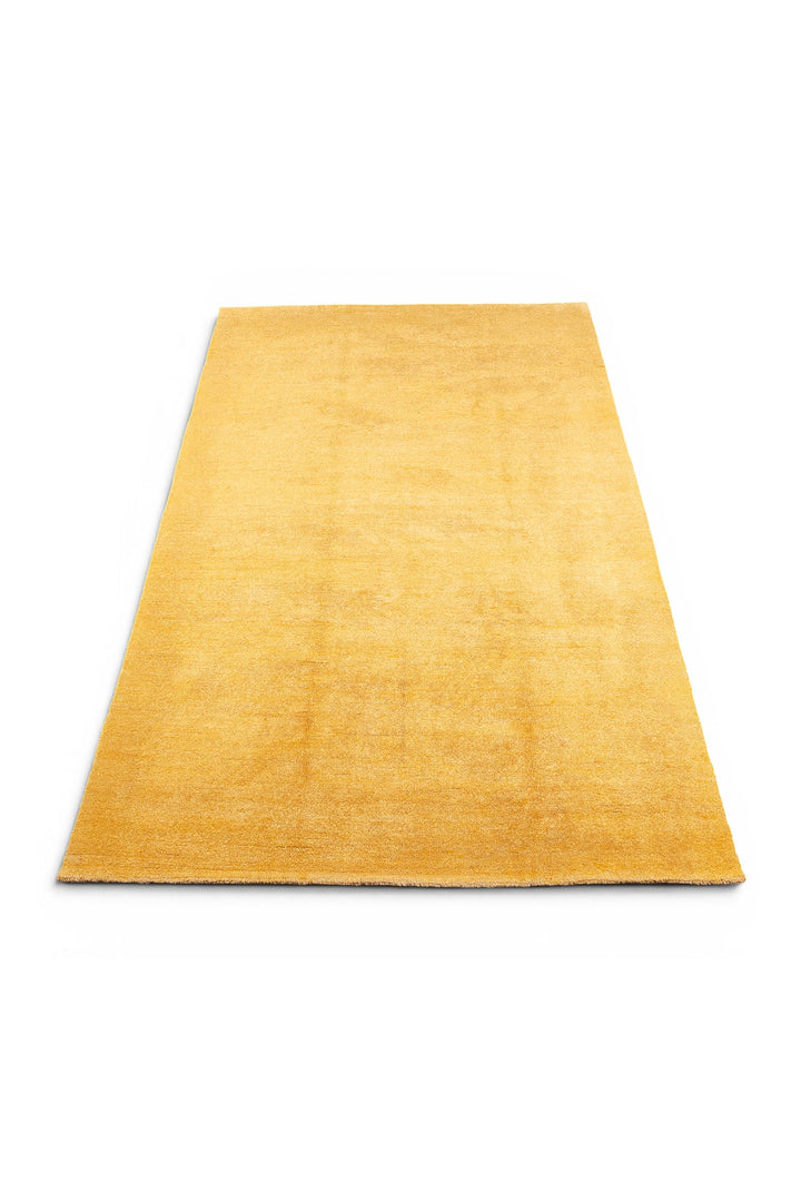 Saffron Gabbeh, Hand-Knotted Afghan Wool Rug
