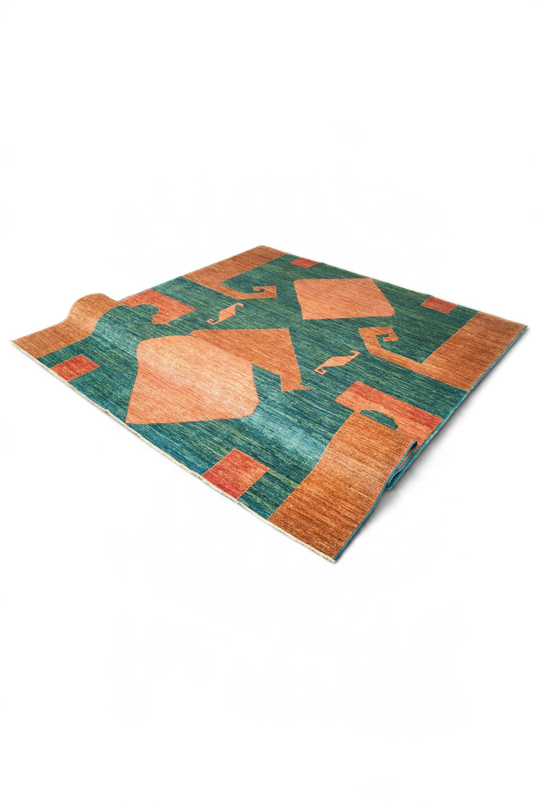Burnt Orange Diamond Ghazni