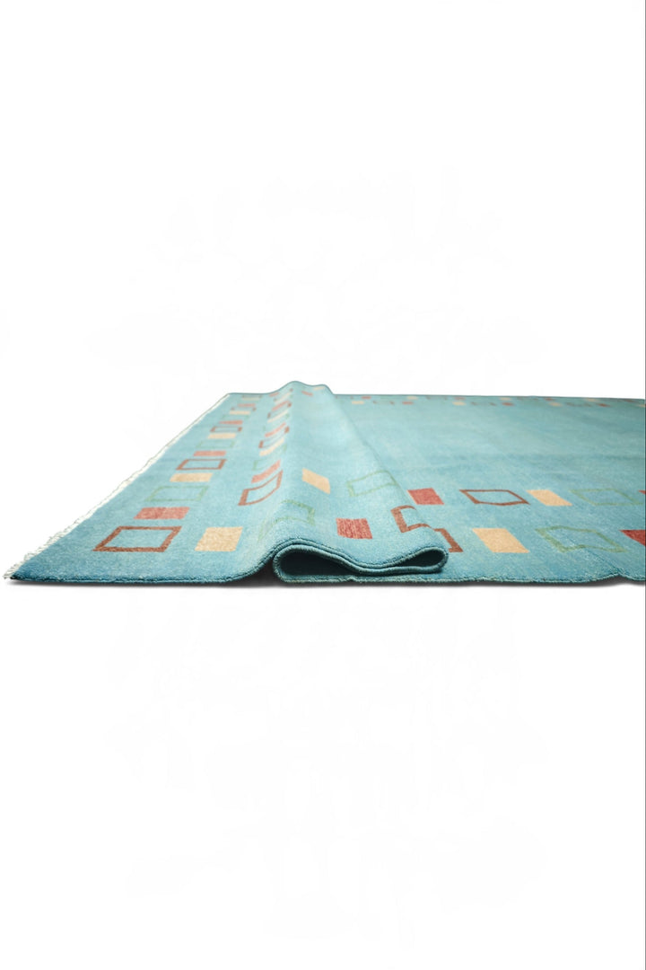 Soft Turquoise Modern Ghazni