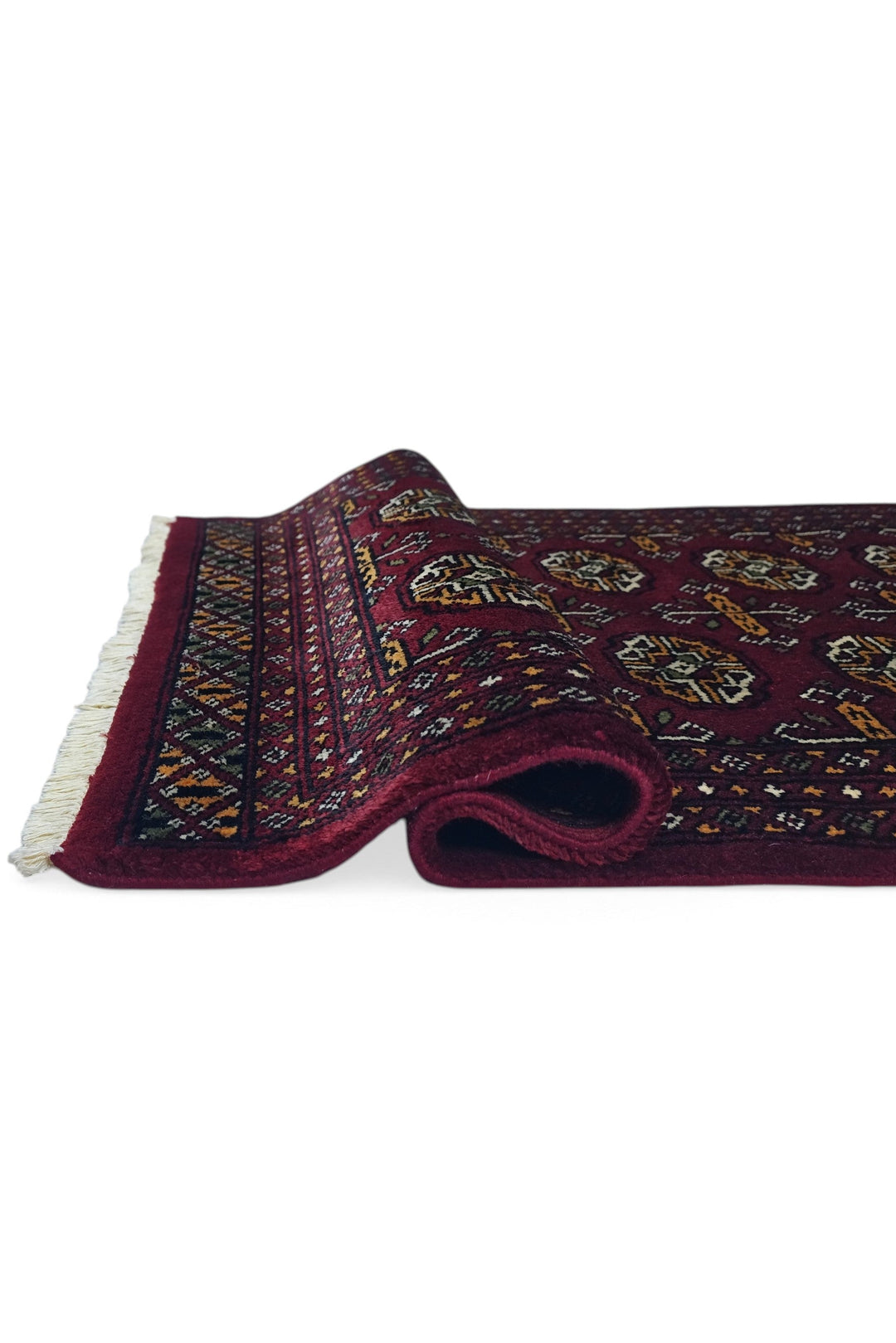 Burgundy Cross Bokhara