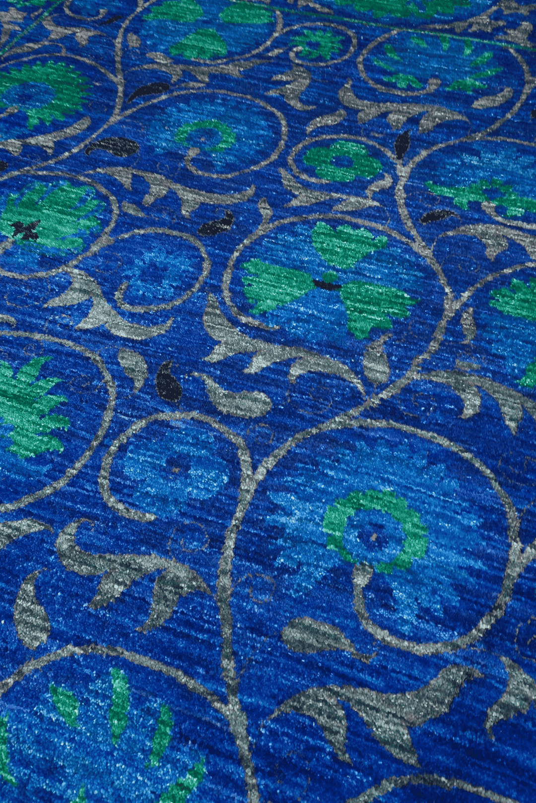 Lapis Blue Floral Ghazni