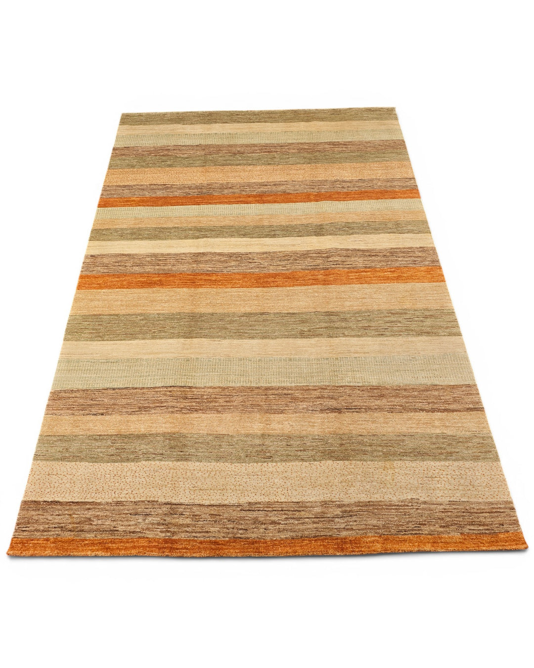 Multicolour Stripe Ghazni, Hand-Knotted Afghan Wool Rug