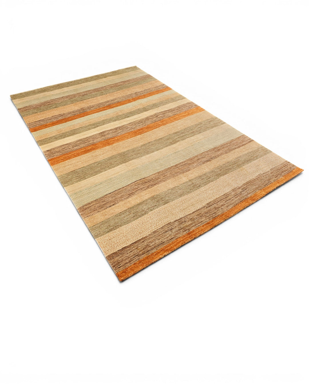 Multicolour Stripe Ghazni, Hand-Knotted Afghan Wool Rug