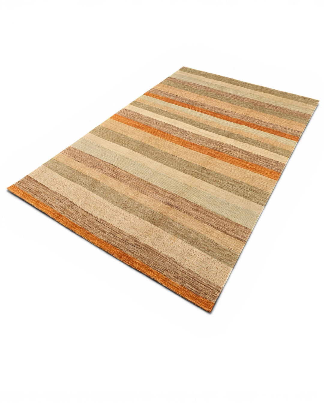 Multicolour Stripe Ghazni, Hand-Knotted Afghan Wool Rug