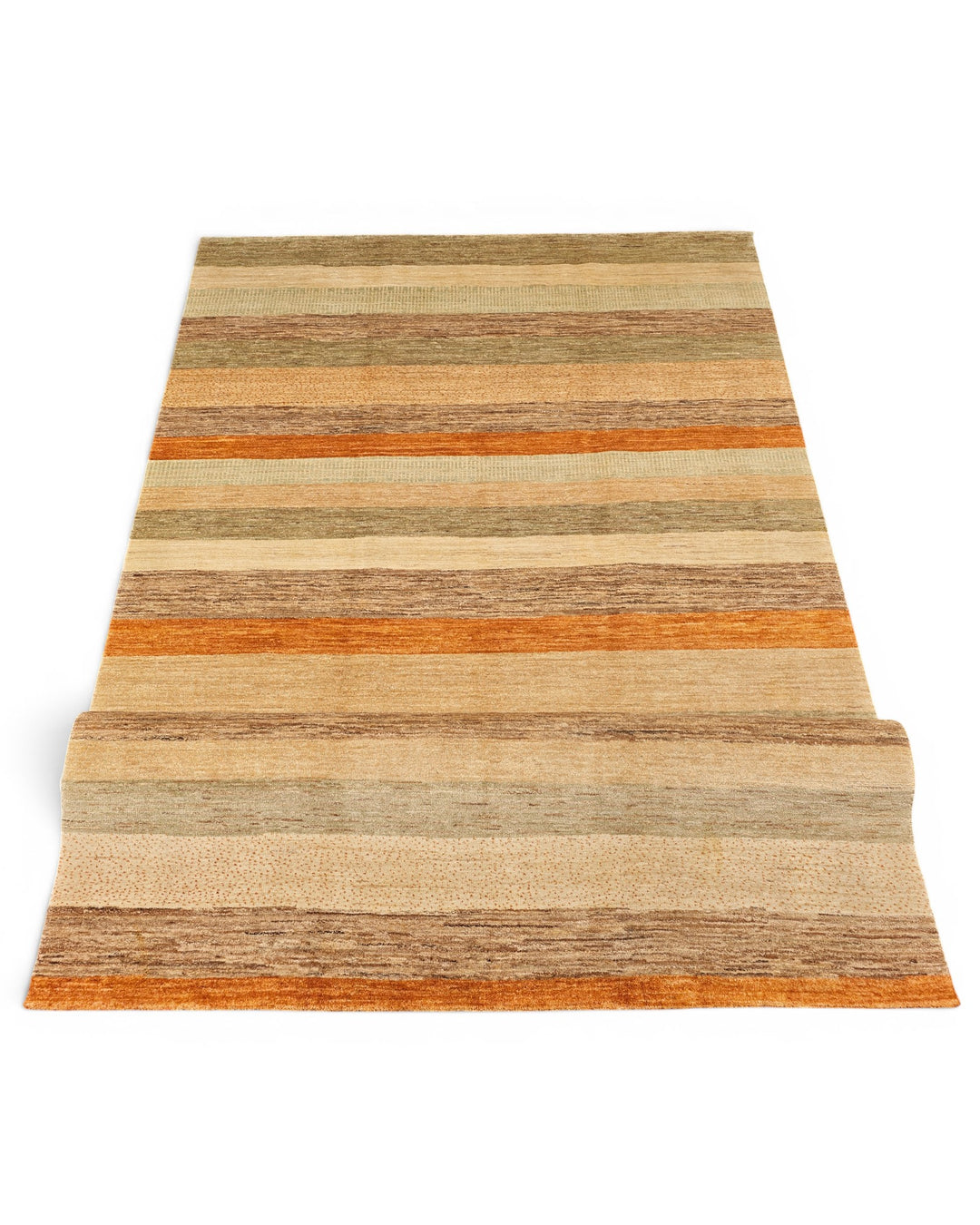 Multicolour Stripe Ghazni, Hand-Knotted Afghan Wool Rug