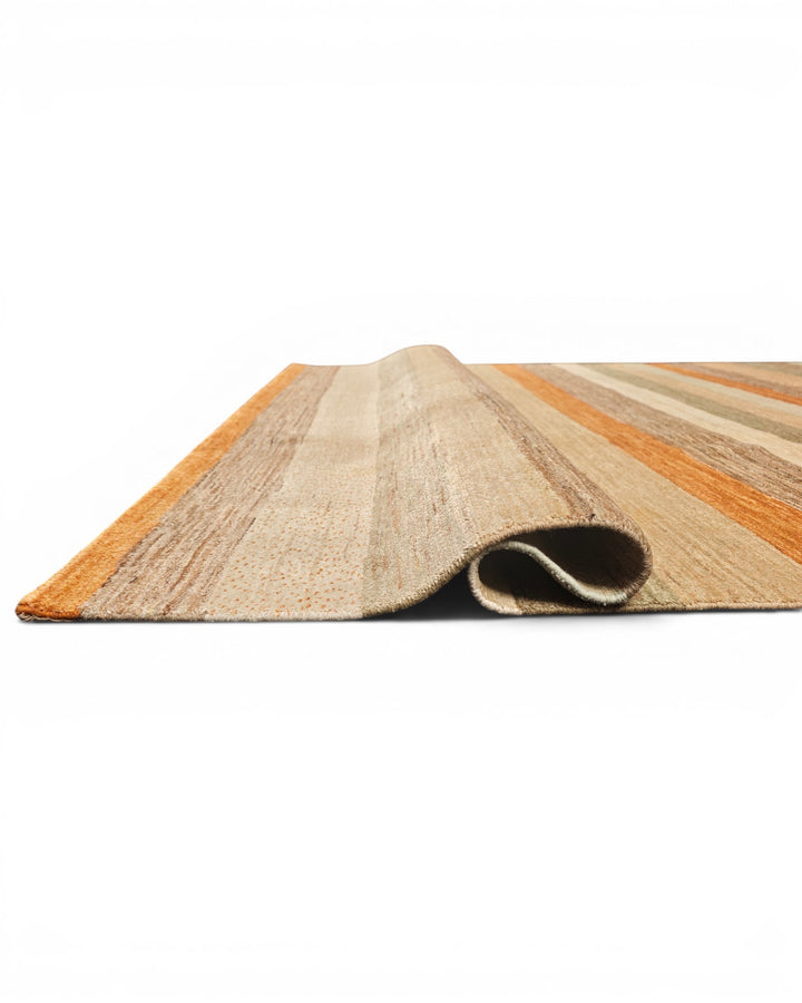 Multicolour Stripe Ghazni, Hand-Knotted Afghan Wool Rug