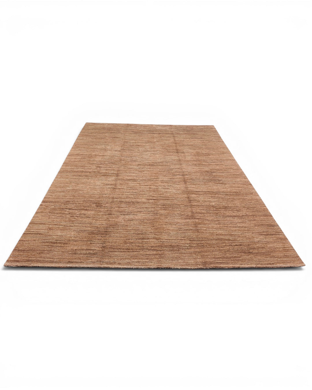 Natural Camel Plain Ghazni, Hand-Knotted Afghan Wool Rug