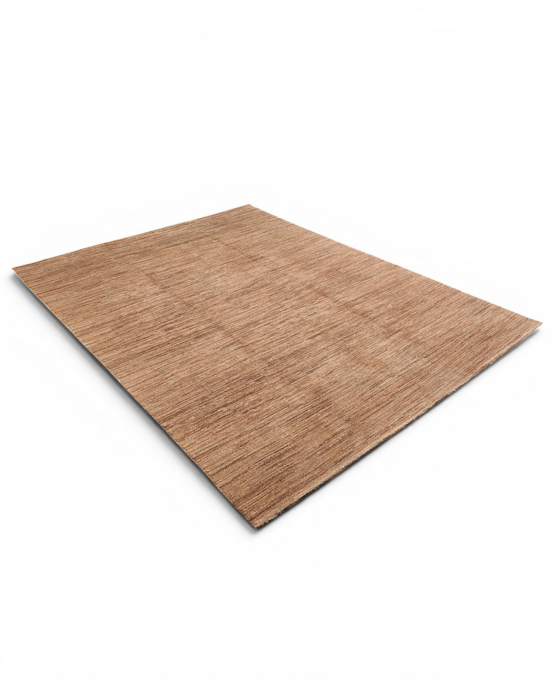 Natural Camel Plain Ghazni, Hand-Knotted Afghan Wool Rug