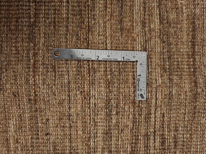 Natural Camel Plain Ghazni, Hand-Knotted Afghan Wool Rug