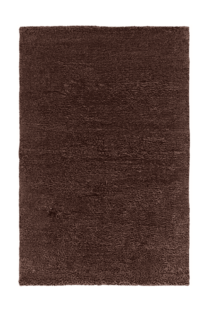 Chestnut brown Afghan Gabbeh rug, hand-knotted natural dye wool