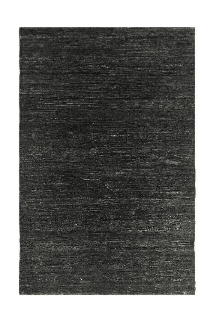 Forest green Afghan Gabbeh rug, hand-knotted natural dye wool