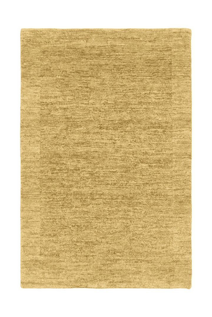 Honey gold Afghan Gabbeh rug, hand-knotted wool