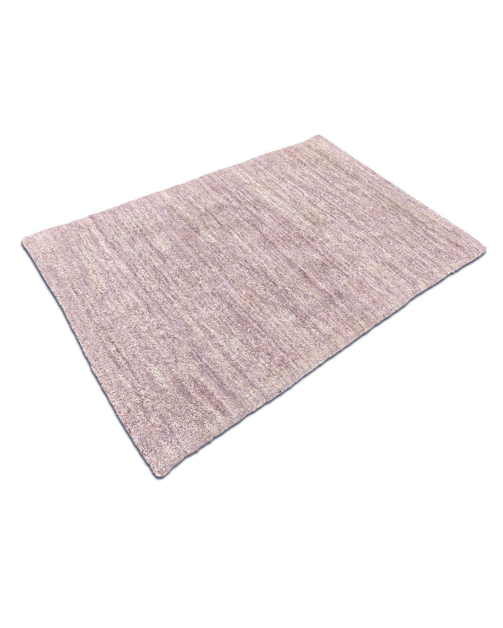 One-of-a-kind lavender purple Afghan Gabbeh rug