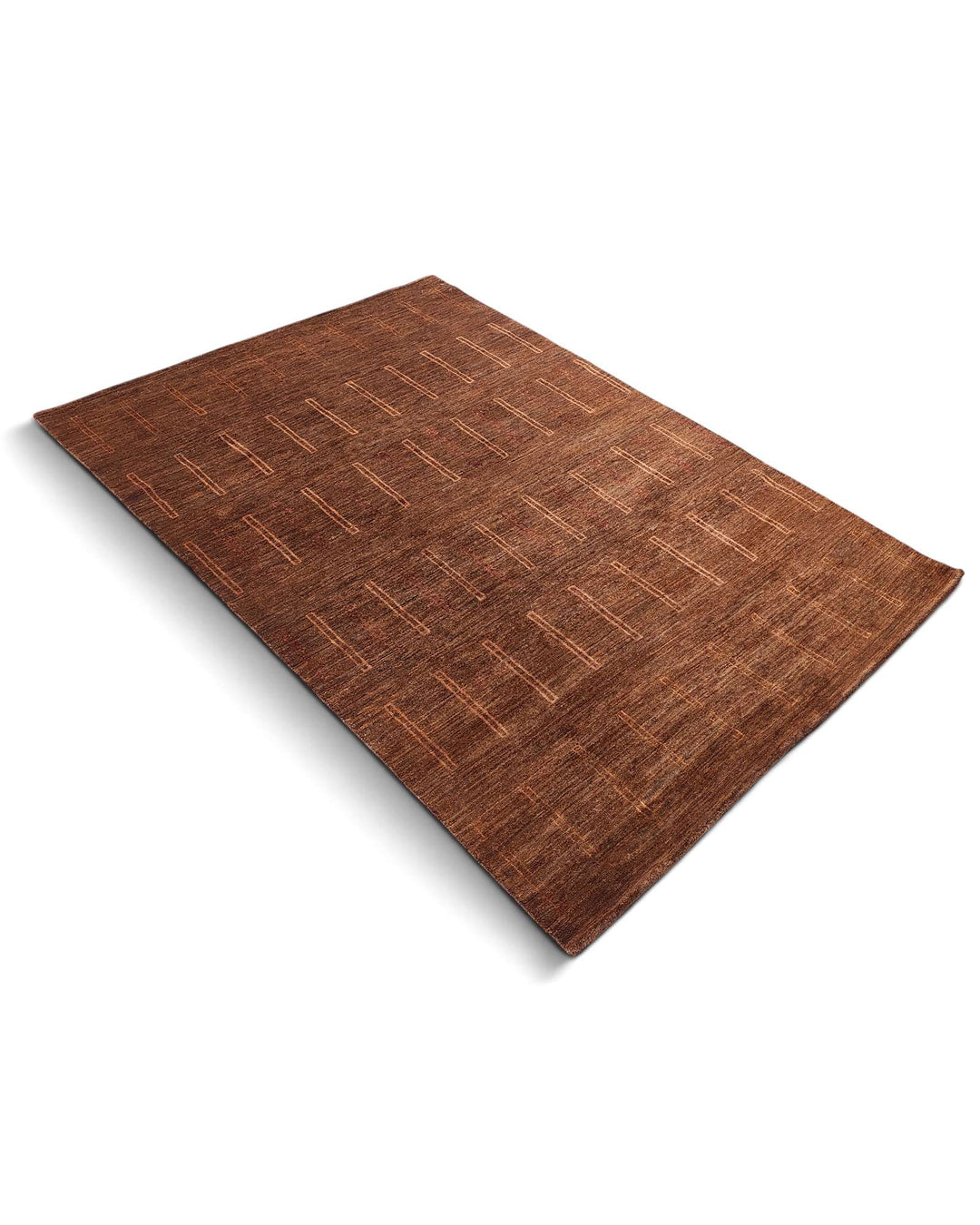 Mahogany Afghan Gabbeh rug, Afghanistan craftsmanship