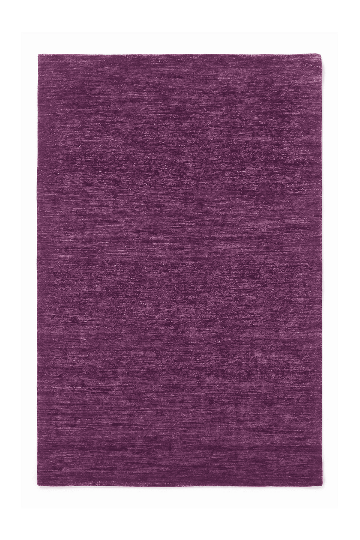 Mulberry purple Afghan Gabbeh rug, hand-knotted wool