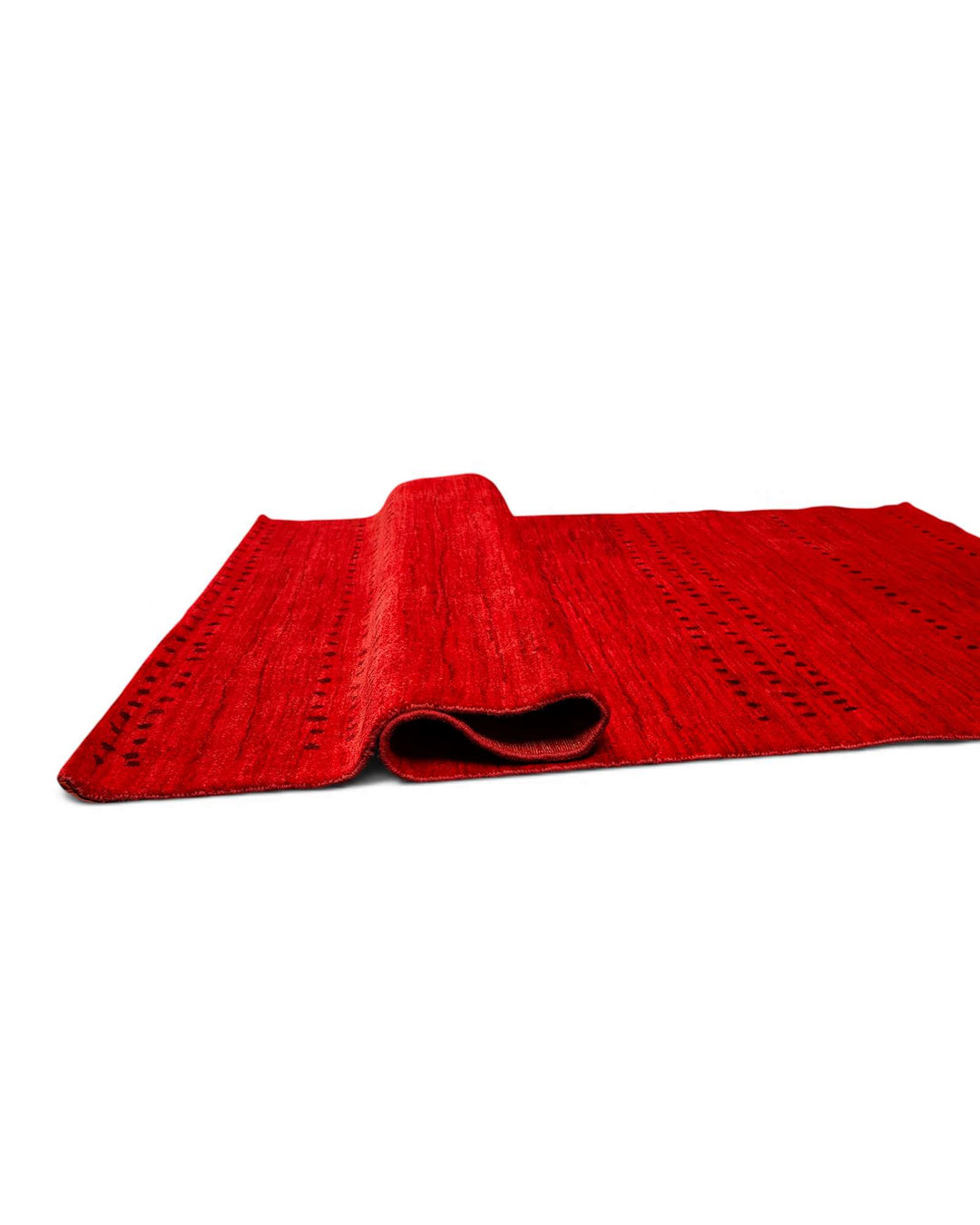 One-of-a-kind red burgundy Afghan Gabbeh rug, 1.5 tatami