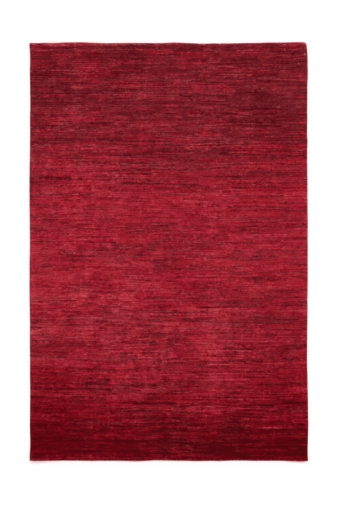 Ruby red Afghan Gabbeh rug, hand-knotted natural dye wool