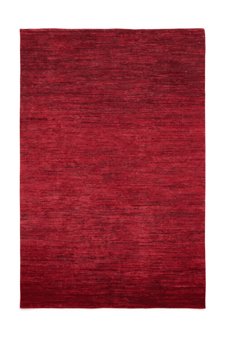 Ruby red Afghan Gabbeh rug, hand-knotted wool