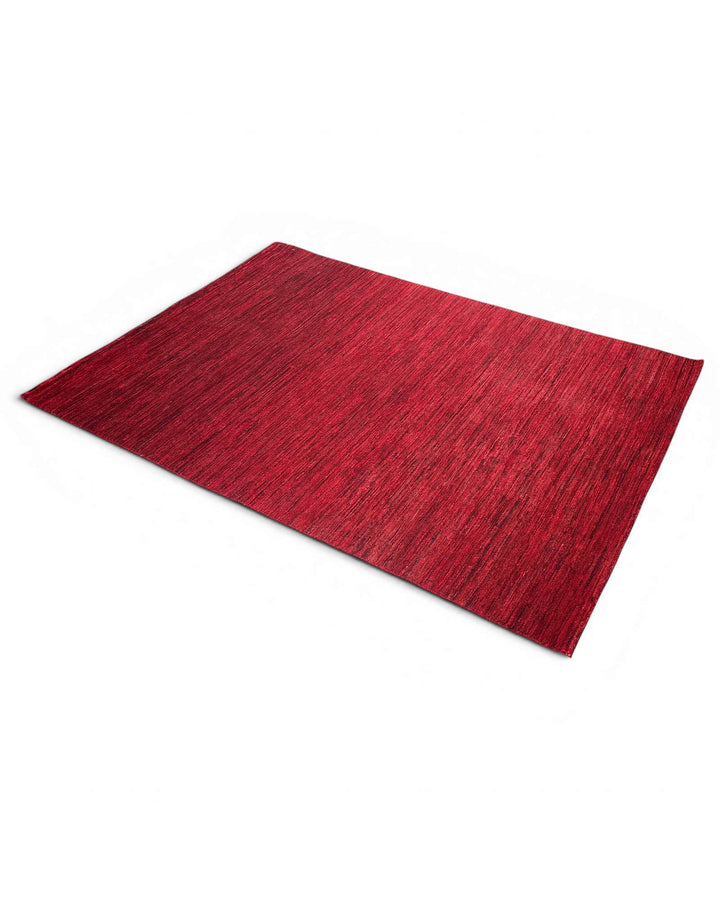 Ruby red Afghan Gabbeh rug, Afghanistan craftsmanship
