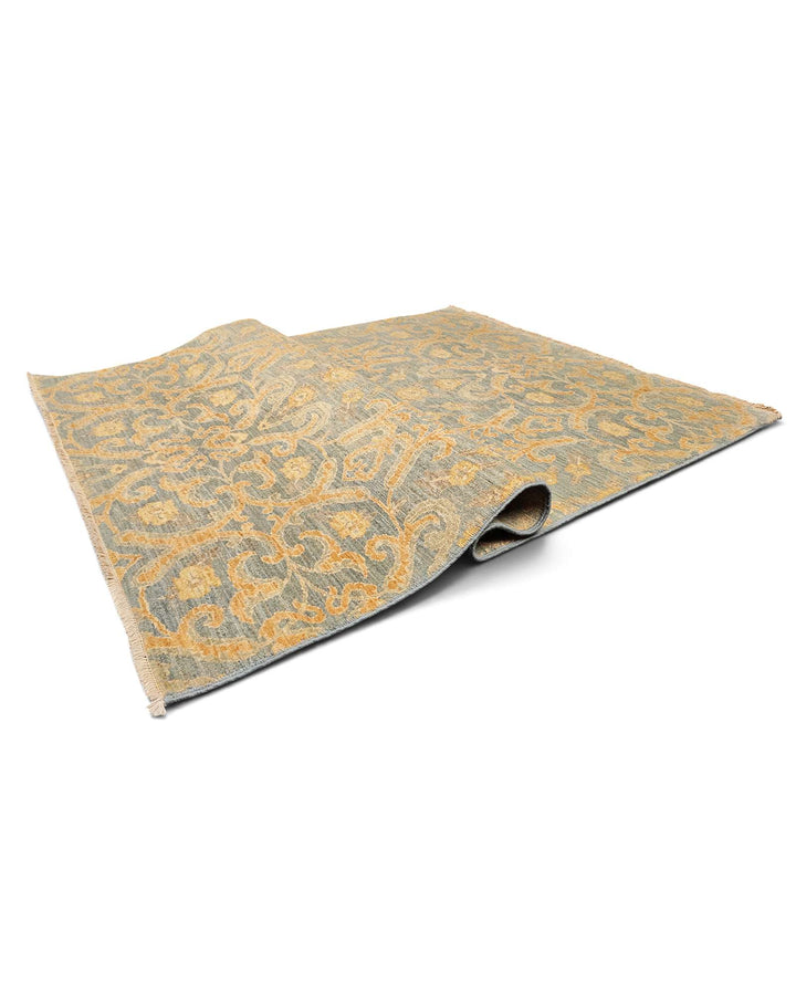 Antique gold Afghan Gabbeh rug, Afghanistan craftsmanship