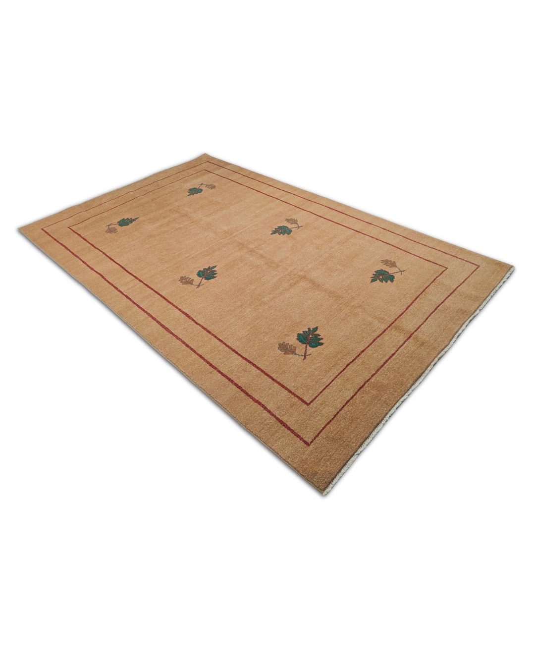 Camel green Ghazni rug 159×250cm, Afghanistan craftsmanship