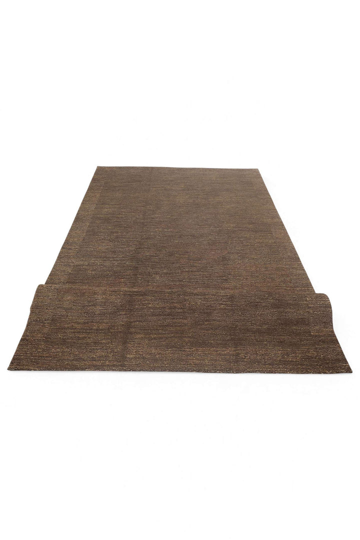 Cocoa Brown Afghan Ghazni Rug, hand-knotted, 196×293cm, photo 6