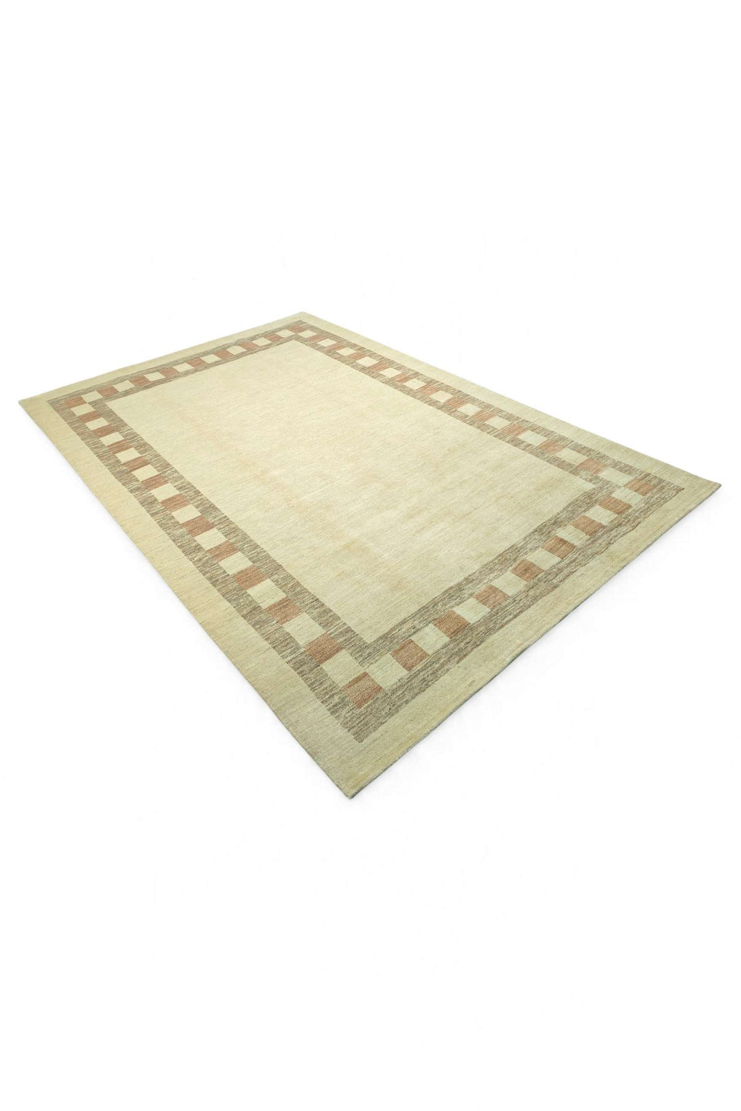 Cream Afghan Ghazni Rug, hand-knotted, 200×294cm, photo 6